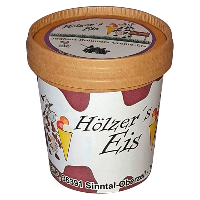 Hölzer's Eis Joghurt Holunder Creme-Eis 130ml
